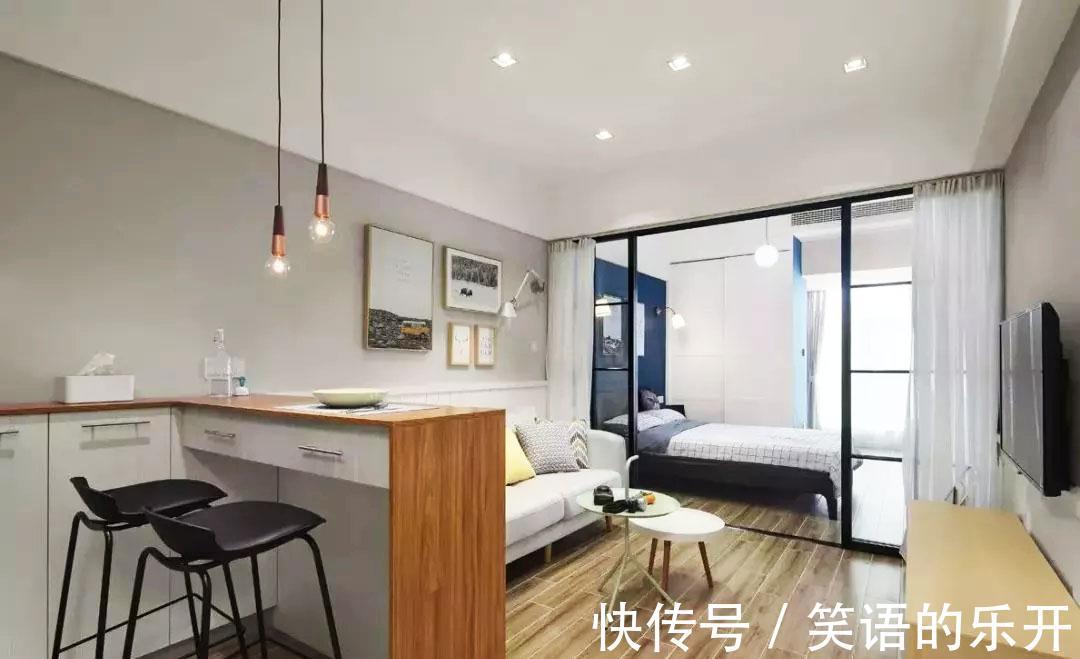窗户|40㎡长条型公寓,只有一个窗户采光,也能设计的如此明亮!
