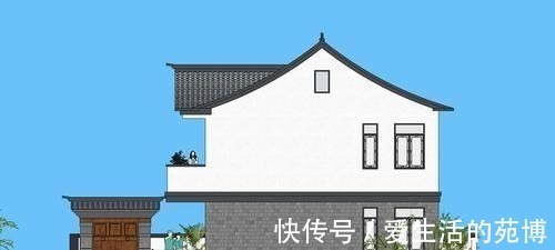 院门|最美自建房小别墅,只花50万就盖起,赏月观花,334㎡里处处皆景