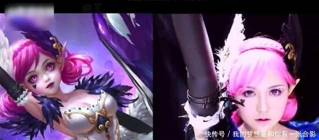 梦寐以求王者之小乔天鹅之梦仿妆，农药网友：细节还原的太到位了