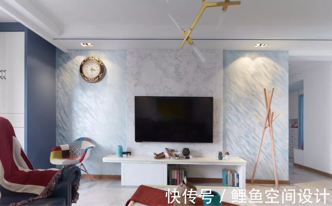 电视|用石材装电视墙,原始粗犷的质感,自然而又高档