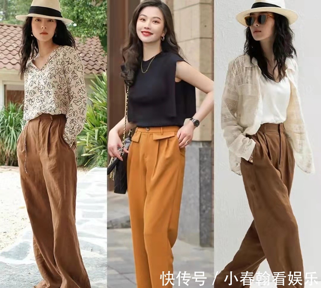 腿型|女人超过40岁要“会穿”,3种裤装搭配简单又实用,大方且优雅