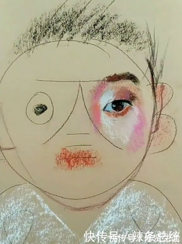 画作|美术生画简笔画,开始小学生都不如,画到一半颜值飙升