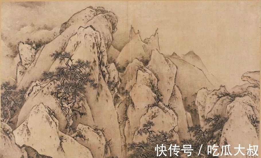 王履&由元入明第一个山水画家,看似宋代绘画,风格奇险,震撼人心!