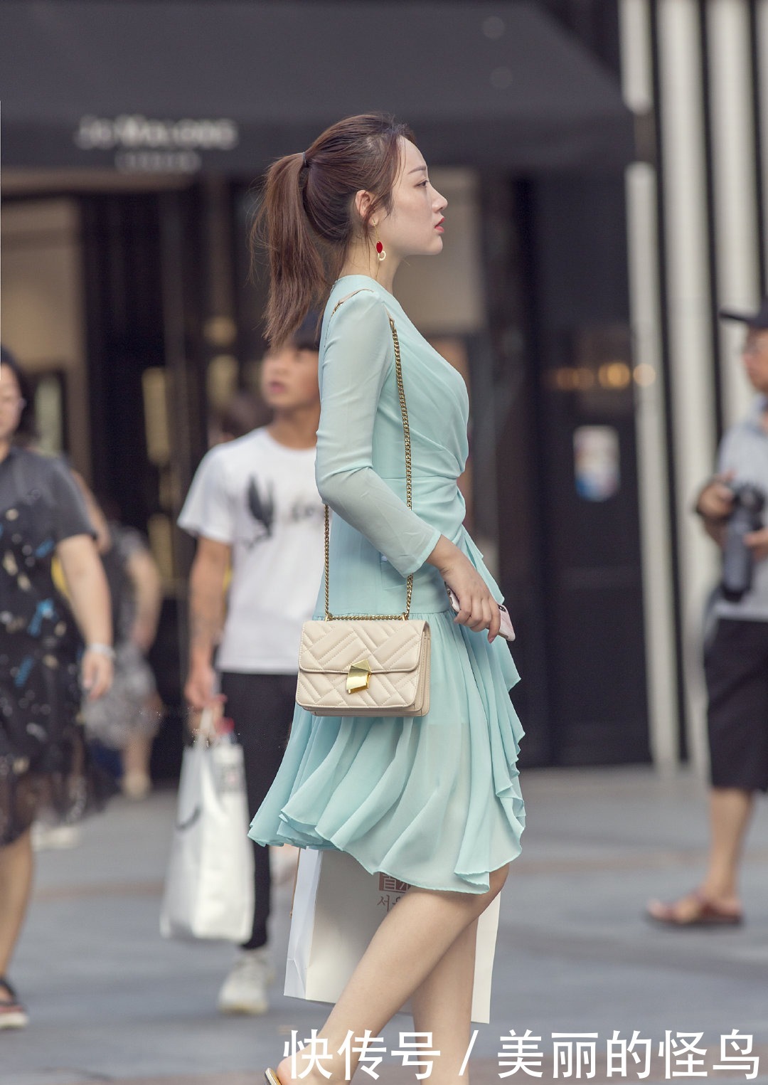 纱裙|清丽可人的纱裙搭配