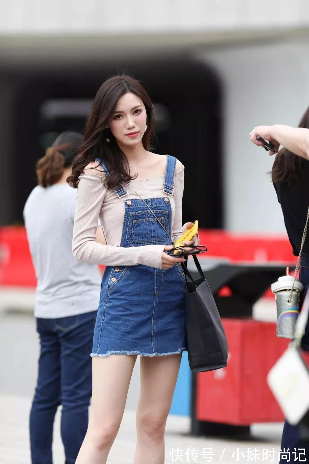 气质|街拍:迷人的气质,长腿长发美女