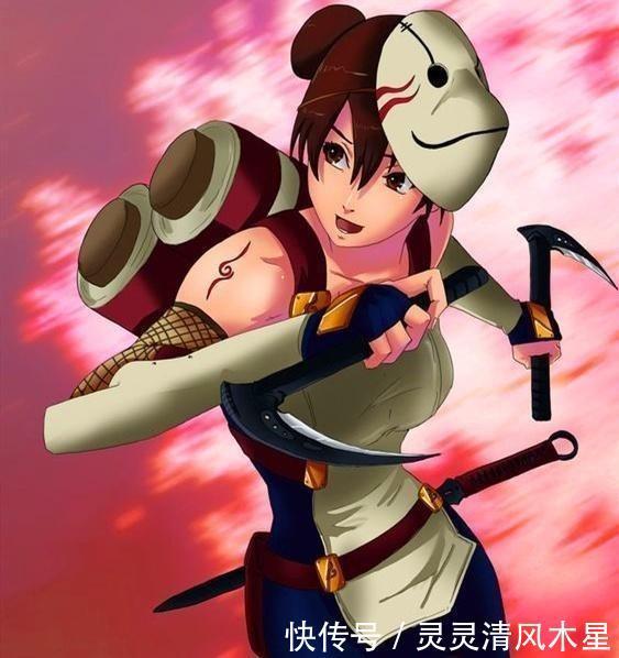 暗部|火影忍者女忍者加入暗部,天天“A4腰”亮了,卡卡西女装乱入!