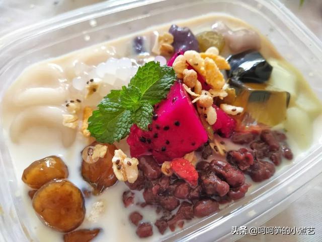 饱饱|网红甜品饱饱碗,这一碗,凉爽又满足,这个大暑就吃它来解暑吧
