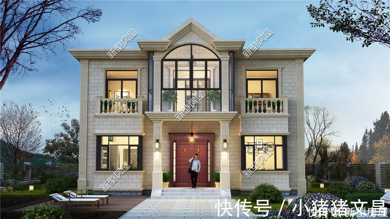 占地|占地100多平,多卧室设计,这样的农村别墅25万能盖起来吗?