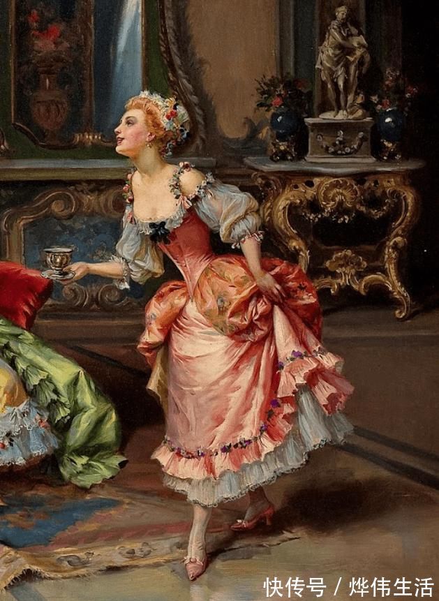 august@华丽的服饰,精美的人物,田园牧歌式的情感