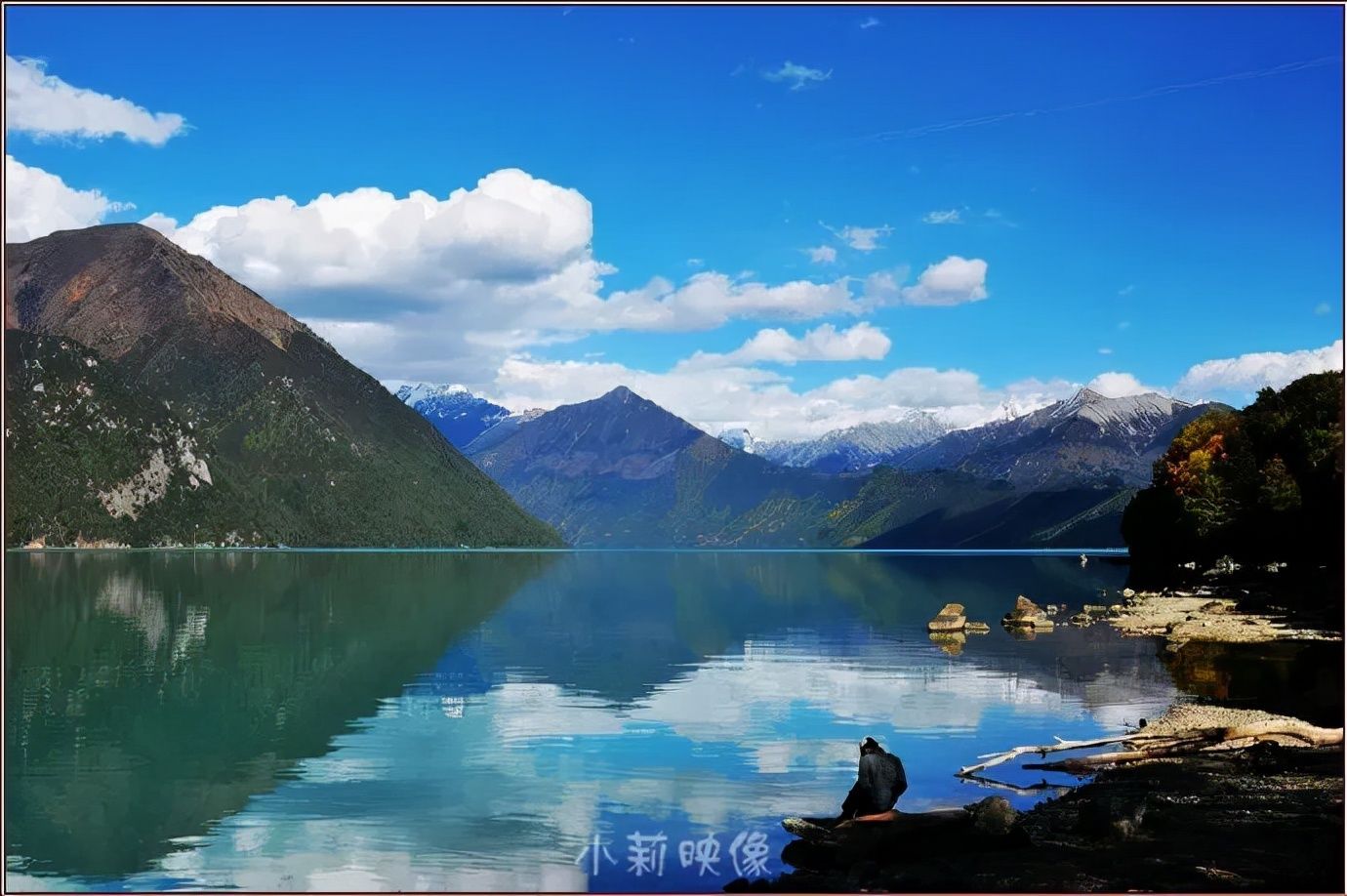 心湖的风景