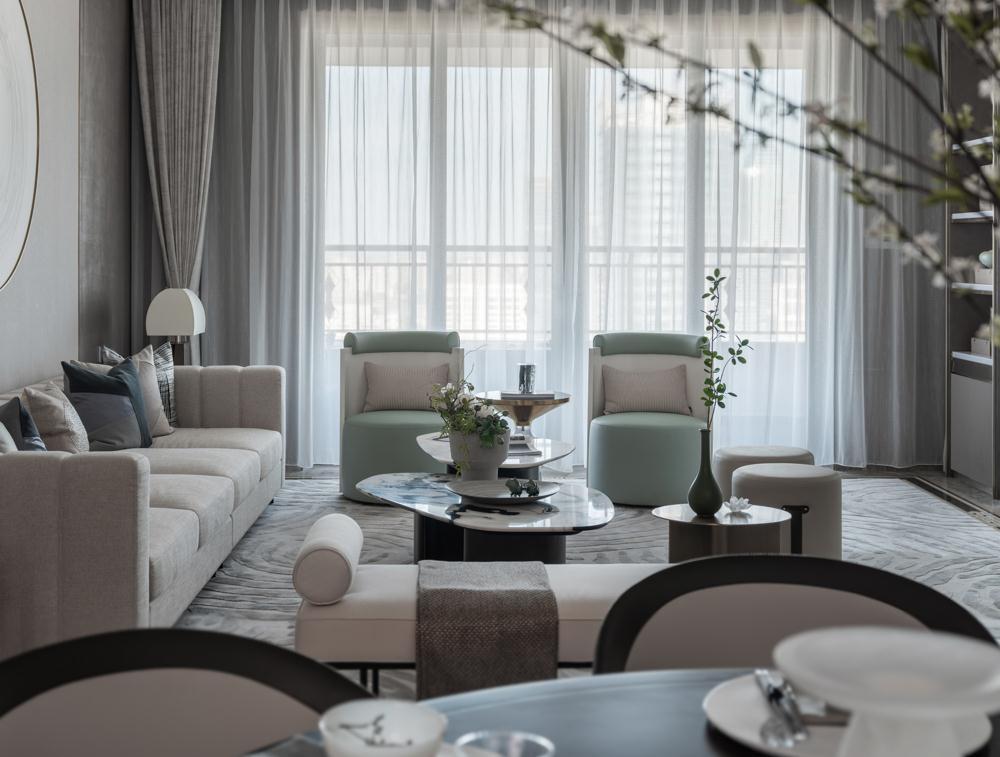 李文伟|240平大平层结构,用艺术诠释空间,为业主打造灵魂的栖息之所