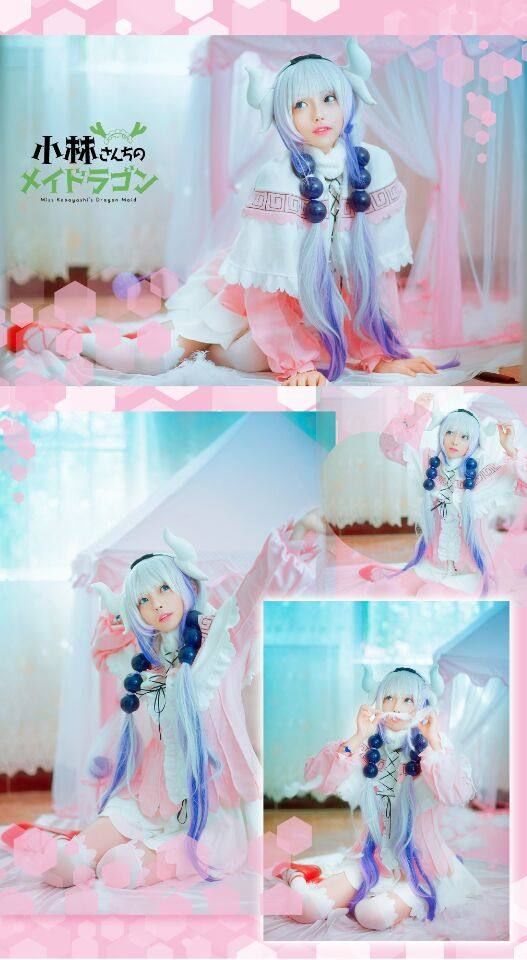小林家的龙女仆 康娜cosplay,萌萌哒