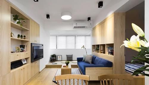 客厅|客厅和阳台打通后,窗帘这样挂才更美观又实用!你家挂对了吗?