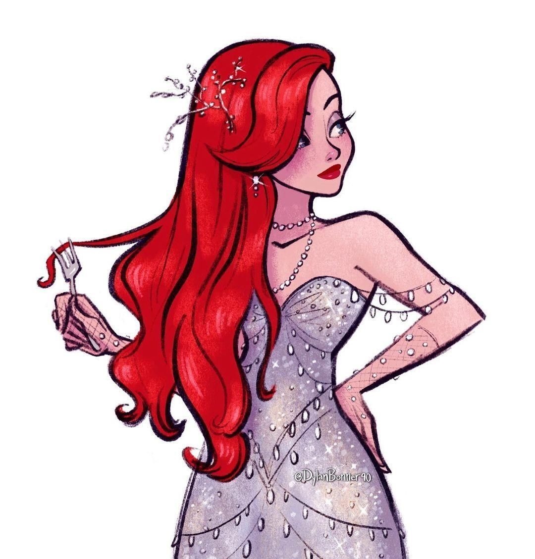 乐佩公|画师绘制迪士尼公主新装,魔力公主换发型,乐佩公主大变样