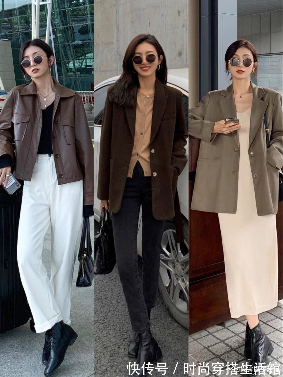 示范|韩国女生也太会穿,看看她们的秋季穿搭示范,美得让人眼前一亮