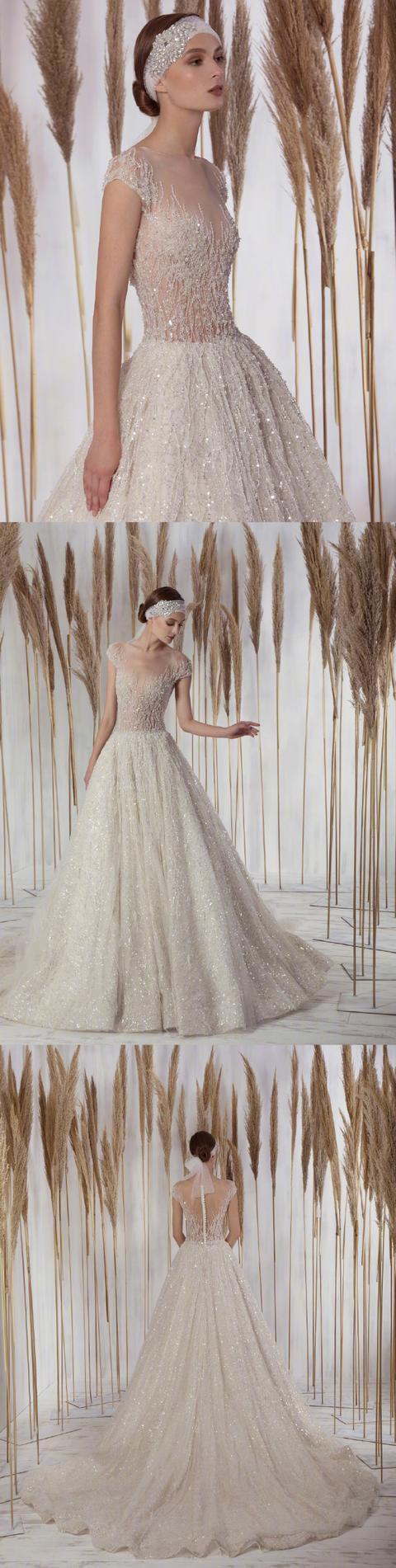 Tony Ward 2021秋冬婚纱系列 精美的钻饰珠片