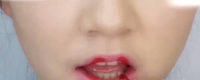 哑光唇 口红太贵?姑娘只用了1支口红 画出了8种唇色!