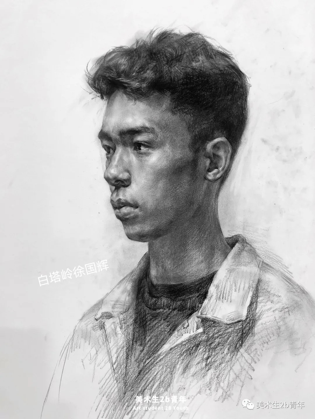 形体##尚唯美画室#素描没有捷径,除非伦勃朗附你身——徐国辉