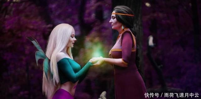玩转|外国美女与阿姨玩转Cosplay,颜值再高、也不及阿姨一个反派眼神