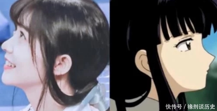 明星撞脸动漫人物,蔡徐坤周棋洛,杨超越孪生姐妹,看到他:复制粘贴