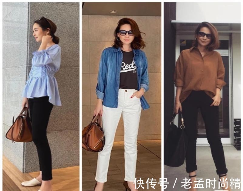 脚踝 秋天下装流行“过膝不过脚踝”，适合中年女人