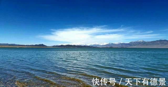 画卷|西北游不能错过的美景——小柴旦湖！湖中的结晶岩似一幅天然画卷