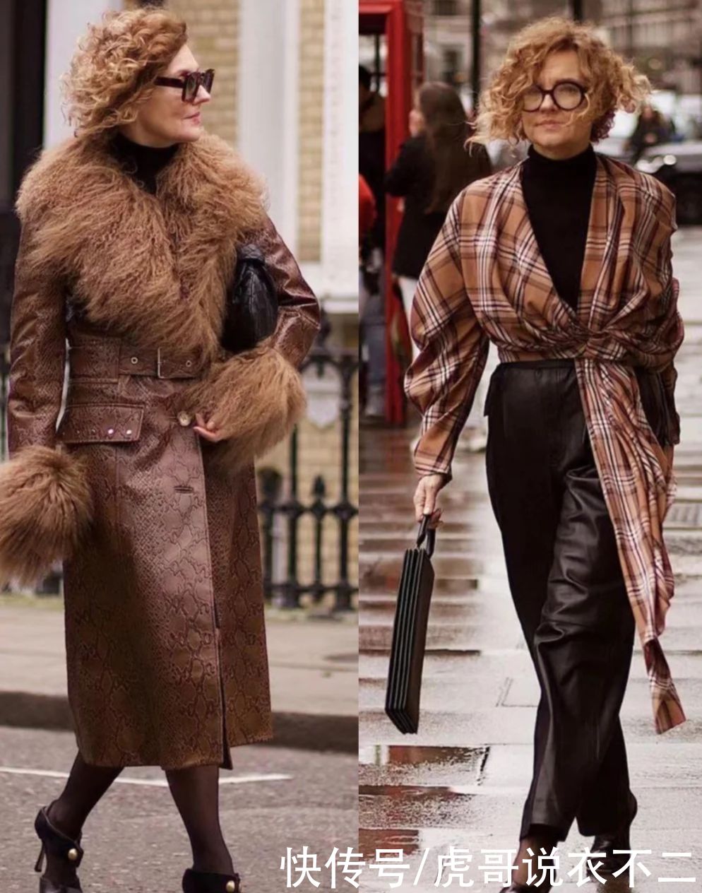 60岁的时髦奶奶好会穿，保暖漂亮全都要，甩年轻人几条街