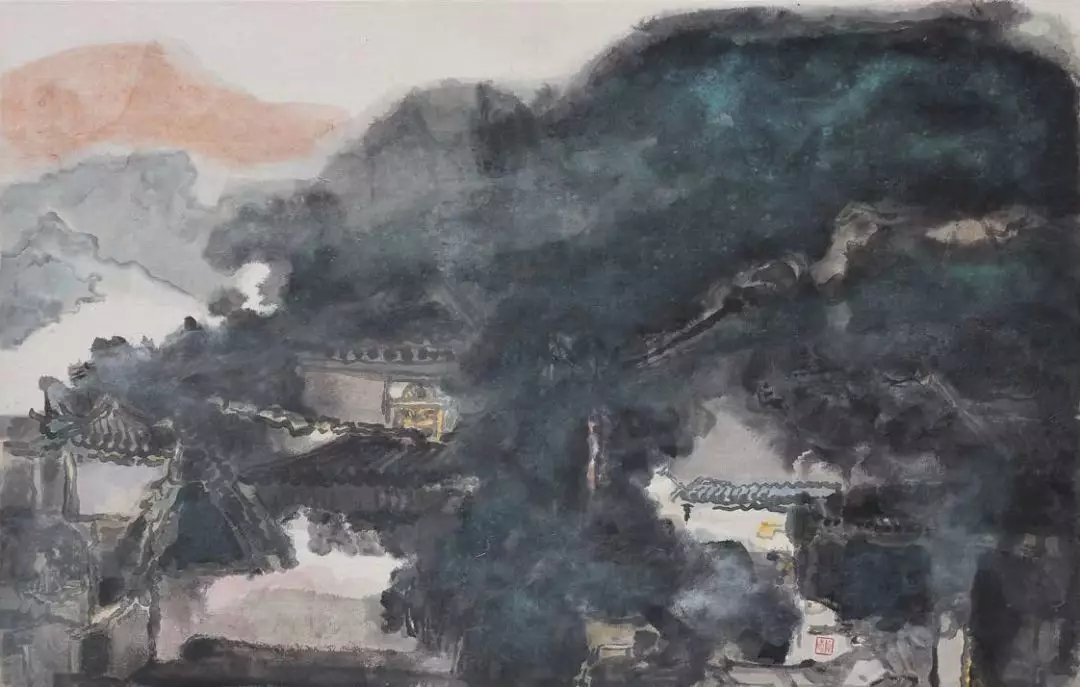 广东省&李绪洪教授国画水墨画作品欣赏