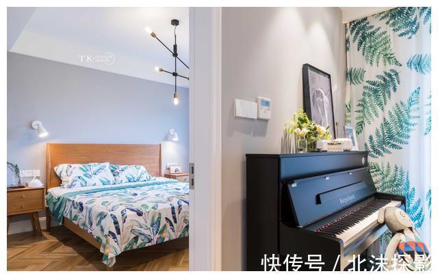 折叠门|89㎡清新之家,超通透设计,多处折叠门,全屋窗明几净,爱了!