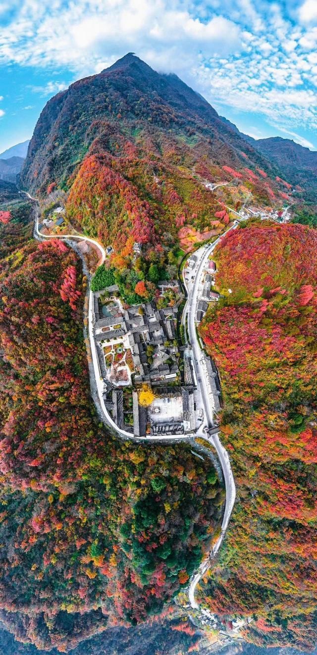 旅游|金秋十月秦岭风景廊道万山红遍，留坝红叶奇幻游拉开帷幕