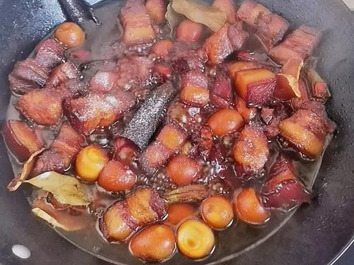 年夜饭“硬菜”-不加1滴水的红烧肉，入口