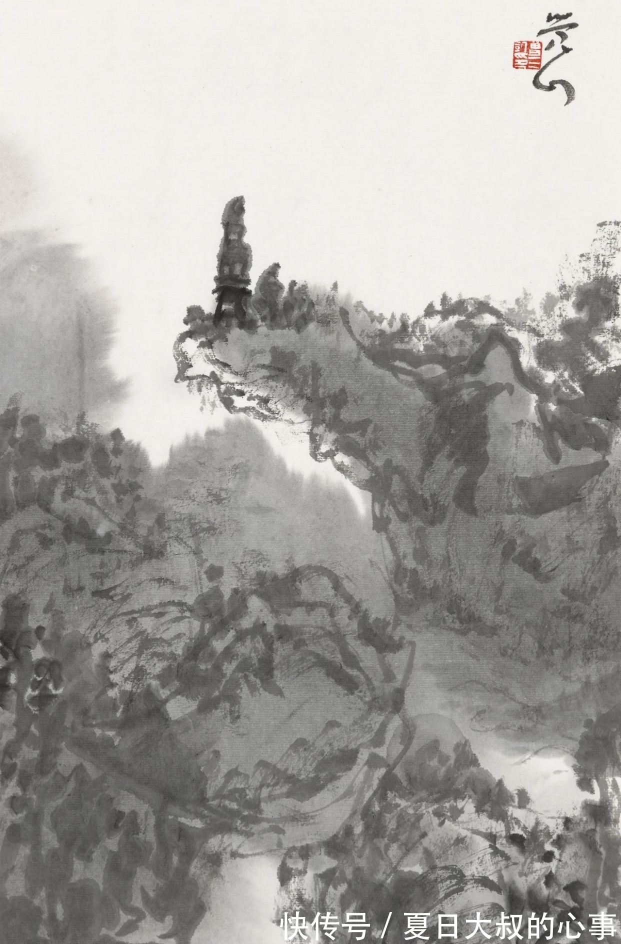 水墨山水画&似古不泥古|曾三凯水墨山水画