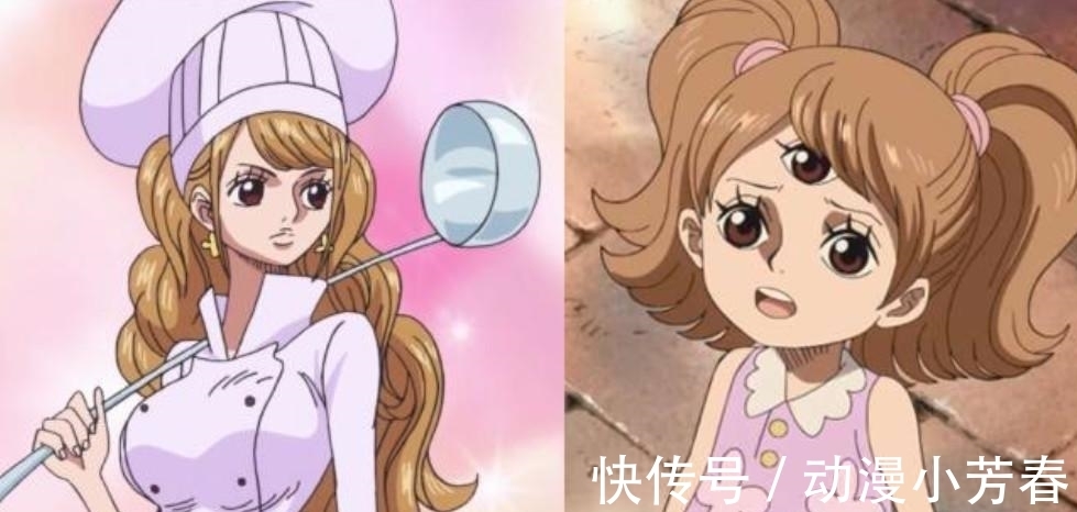大叔|海贼王：大妈子女小时对比长大，大福变成不良大叔，布琳越来越美！