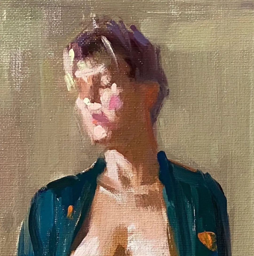 概括的笔触,光影和色彩具佳!