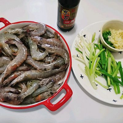 小葱|美味白灼虾