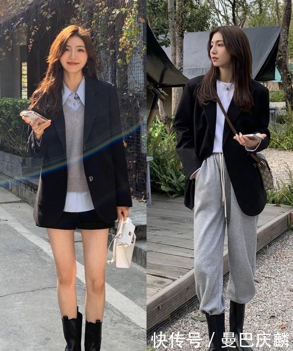 春天第一件外套就选小西装,借鉴时尚博主的穿搭思路,优雅显气质