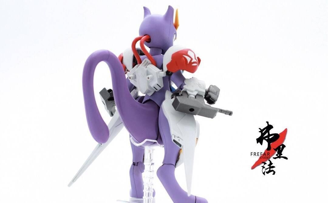 精灵宝可梦混搭高达佳作,超梦巴巴托斯