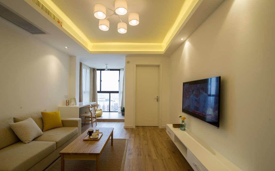 舒适|参观夫妻的68㎡一居,偏日式风小家清新舒适,小书房真实用,爱了