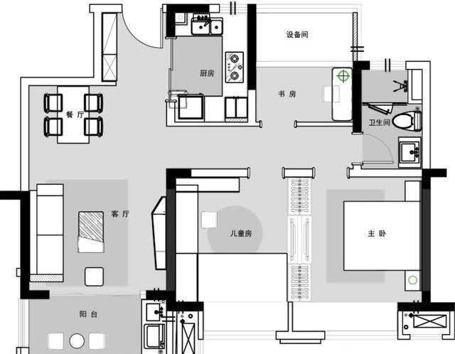 色调|一家三口人的102㎡新家,全屋简约轻奢风,越住越幸福,让人羡慕