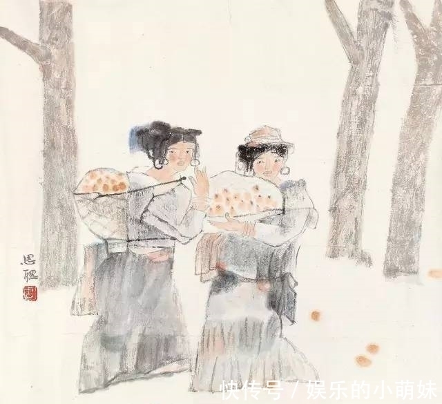 水墨!周思聪:开拓了水墨人物画的当代语言现代化探索潮流的走向!