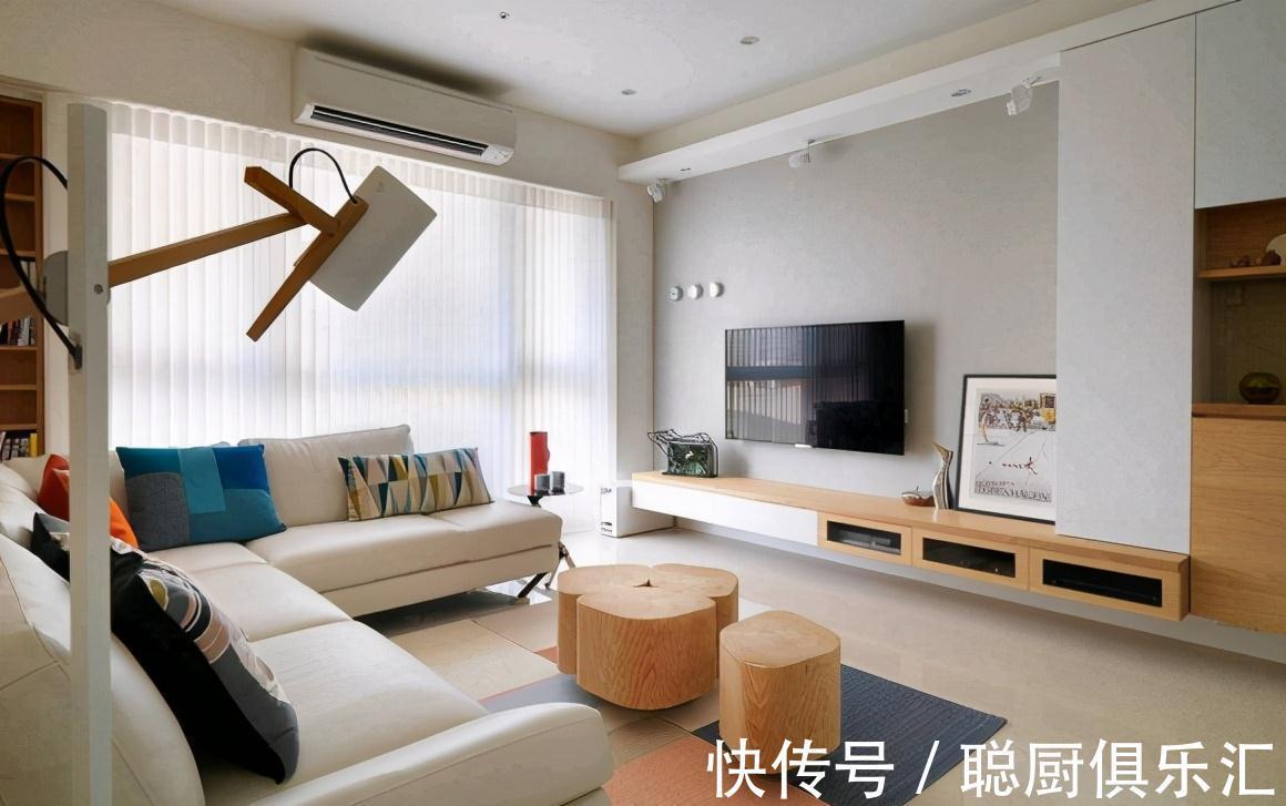 北欧风|90㎡清新原木北欧风毕业,邻居都说好看,花了20万,很值得