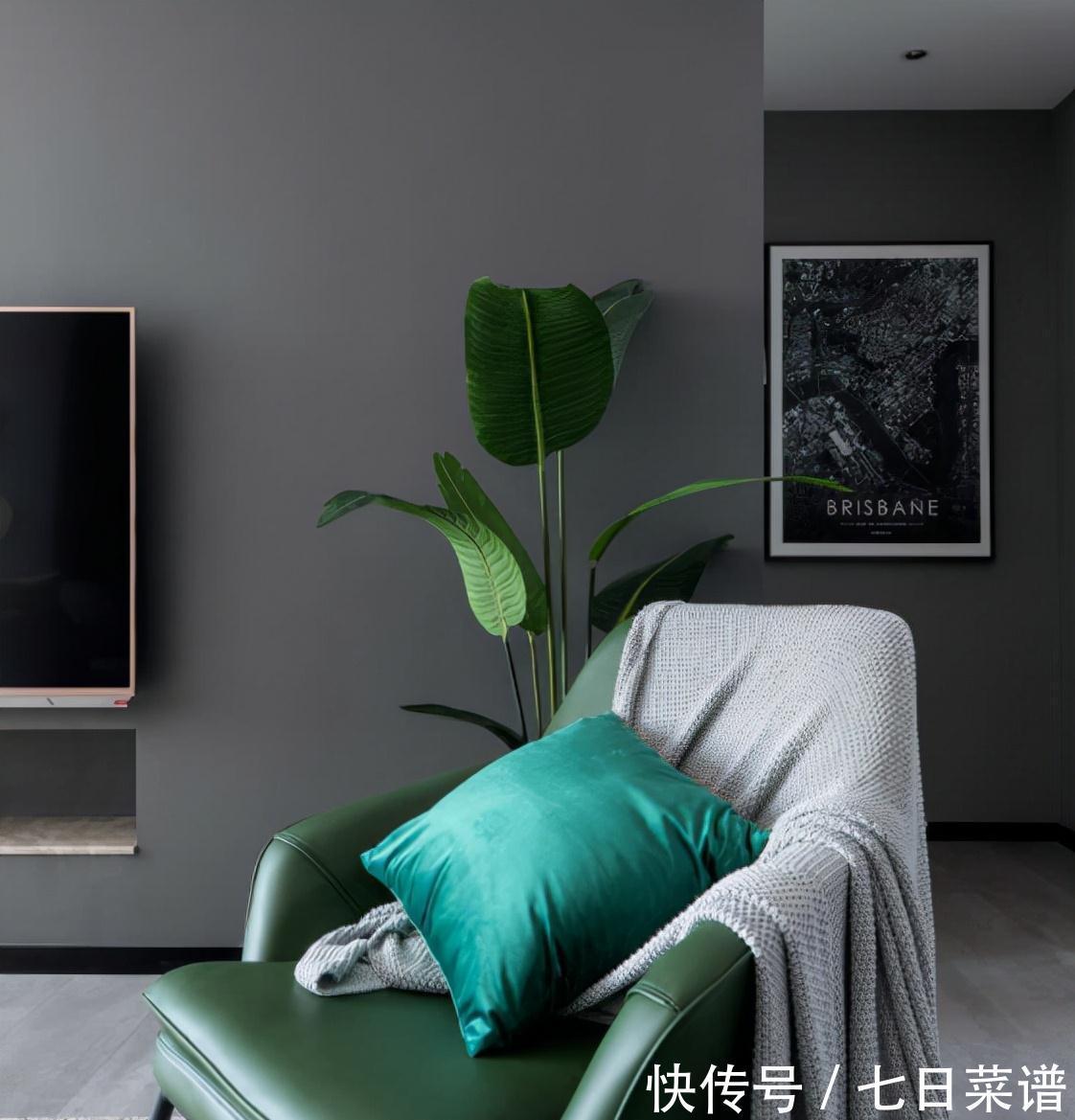 墨绿色|凭窗眺望都市风光,用现代风谱写空间乐章,感受慢节奏的美好生活