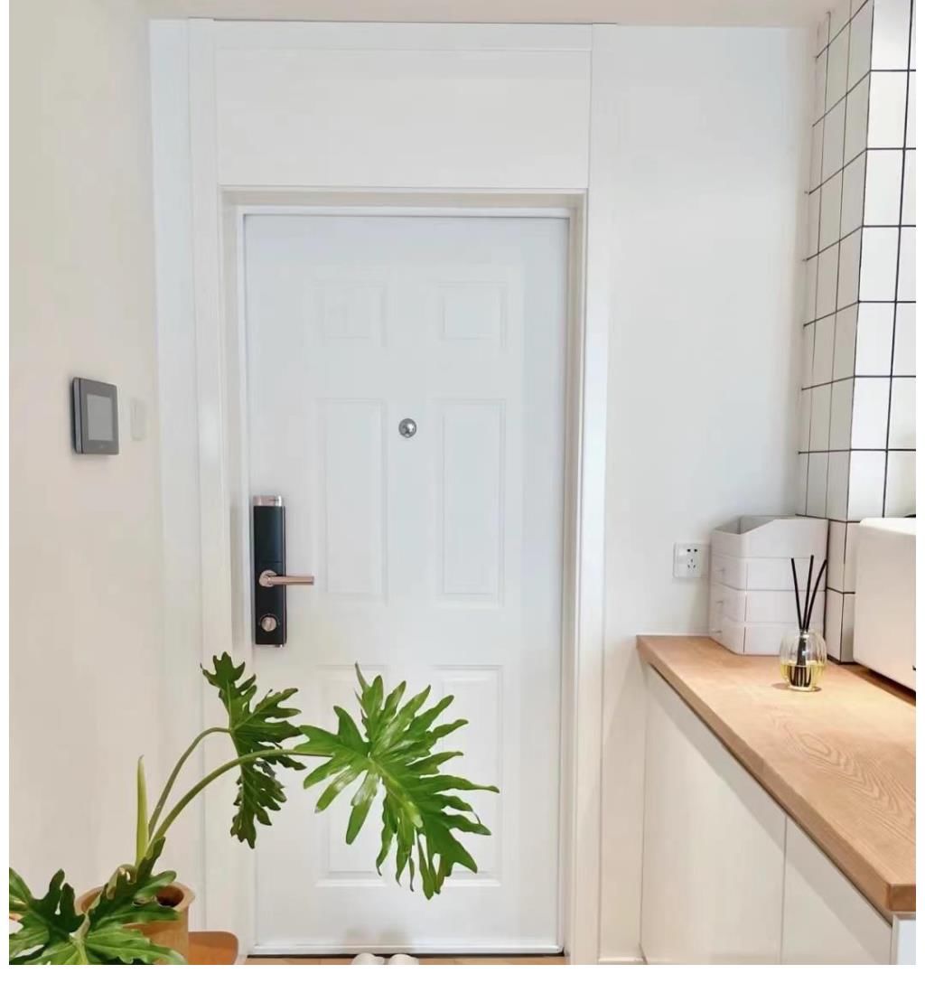 次卧|98㎡原木风新居,大白墙搭配原木家具,朋友来家做客都说像大平层