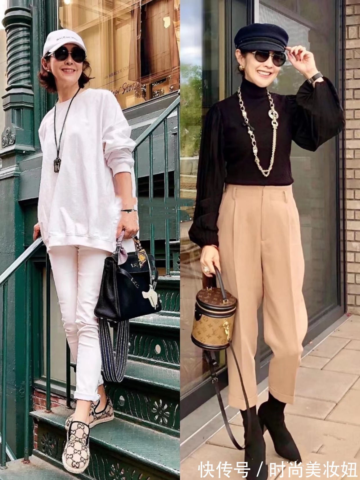 小皮衣|50+“日本主妇”太会穿了,可优雅、可洋气,大妈们该学一学