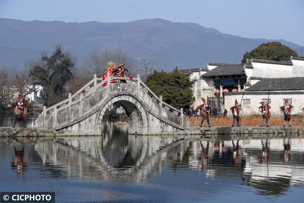 傩舞#安徽黄山：非遗民俗闹古村