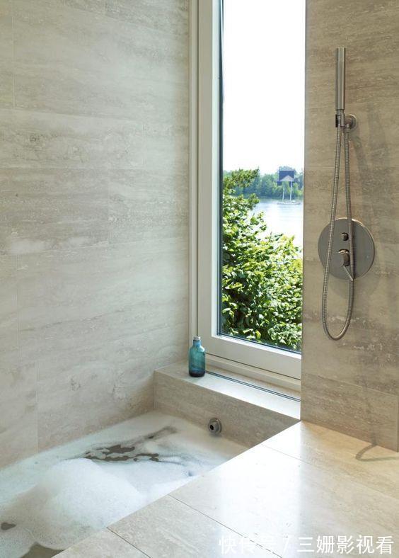 浴缸|头一次见装下沉式浴缸，没想到这么偷面积的！卫生间更漂亮宽敞了