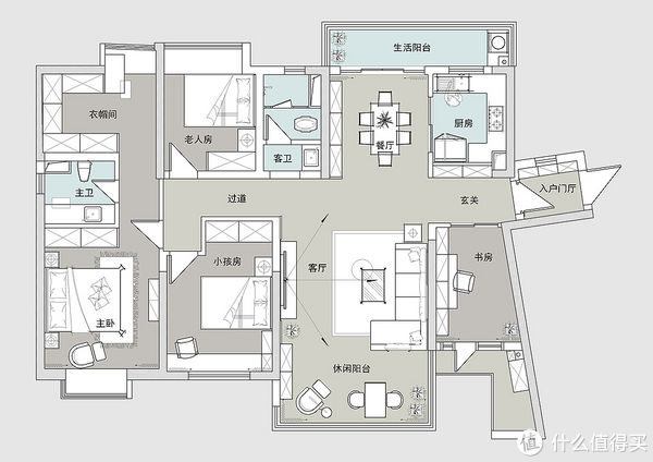 中式风格|长沙夫妻的新家，122㎡现代新中式，去繁就简，打造温馨舒适的氛围