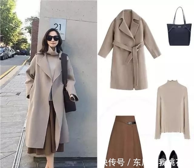 女人|女人到了四五十岁,冬天穿着这样颜色搭配,大气又好看