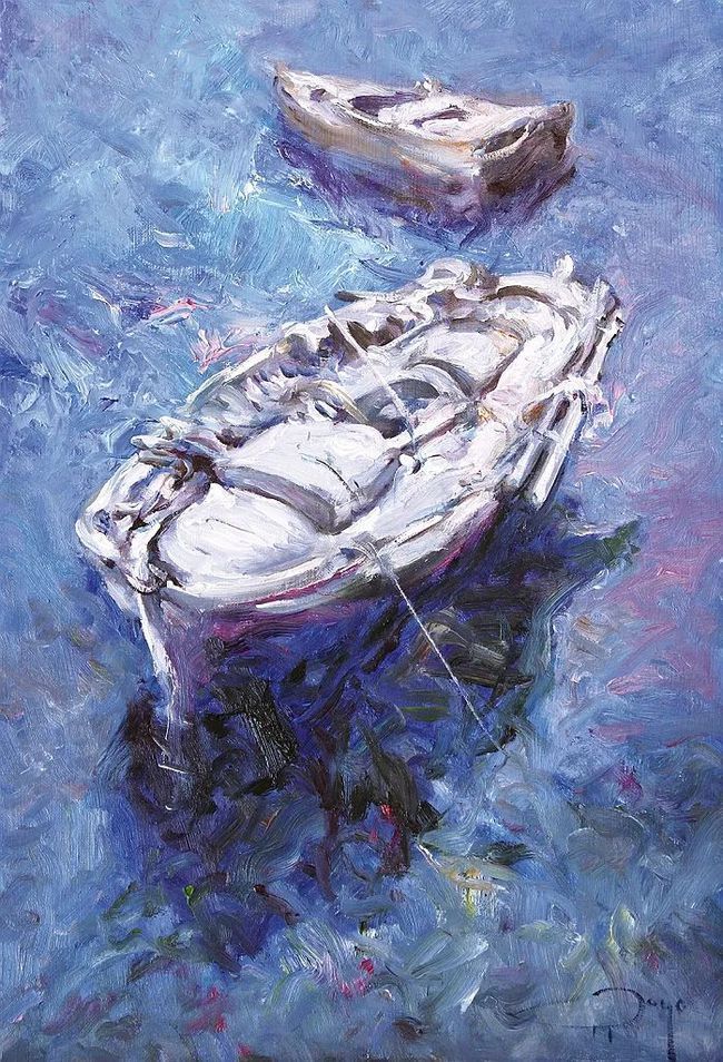 雷诺阿|独特的艺术天赋,他对色彩和纹理戏剧性的使用