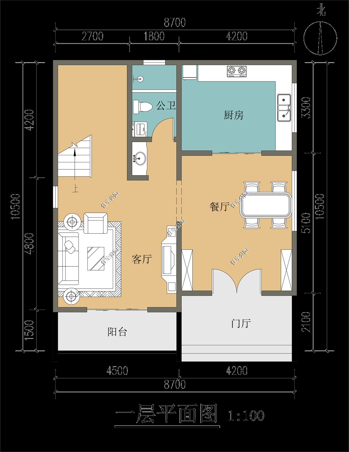 占地面积|分享5套小占地的农村别墅，最低占地仅72平，最低造价只需20万